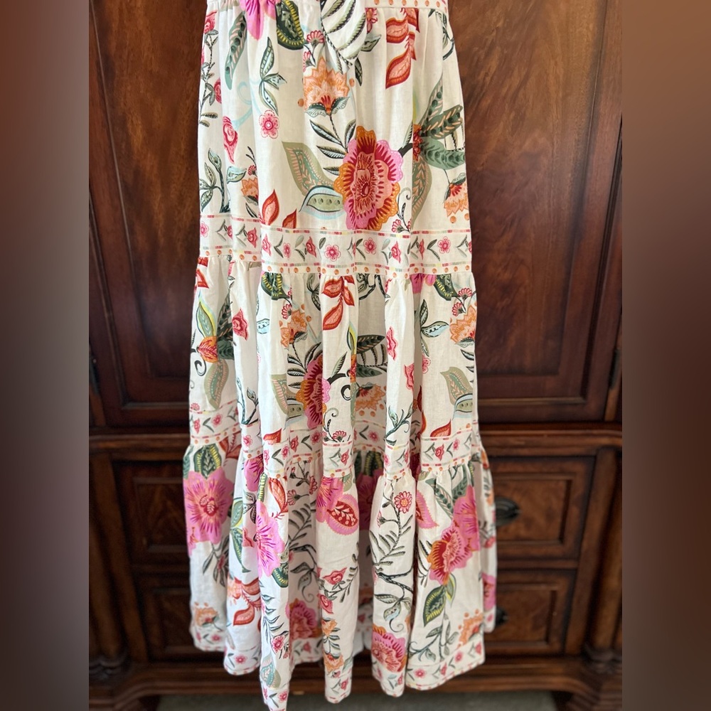 NWT House of Harlow 1960 Pink and Green Floral Dress - Picture 4 of 9